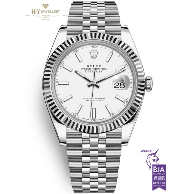 Rolex datejust best sale ii white dial