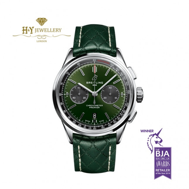 Breitling Premier B01 Chronograph 42 BENTLEY BRITISH RACING GREEN - ref AB0118A11/L1X1