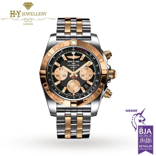 Breitling Chronomat 44 Two Tone - ref CB0110121B1C1