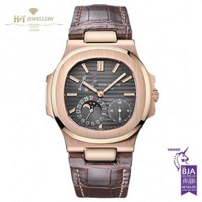 Patek Philippe Nautilus Moon Face Rose Gold ref 5712 R 001