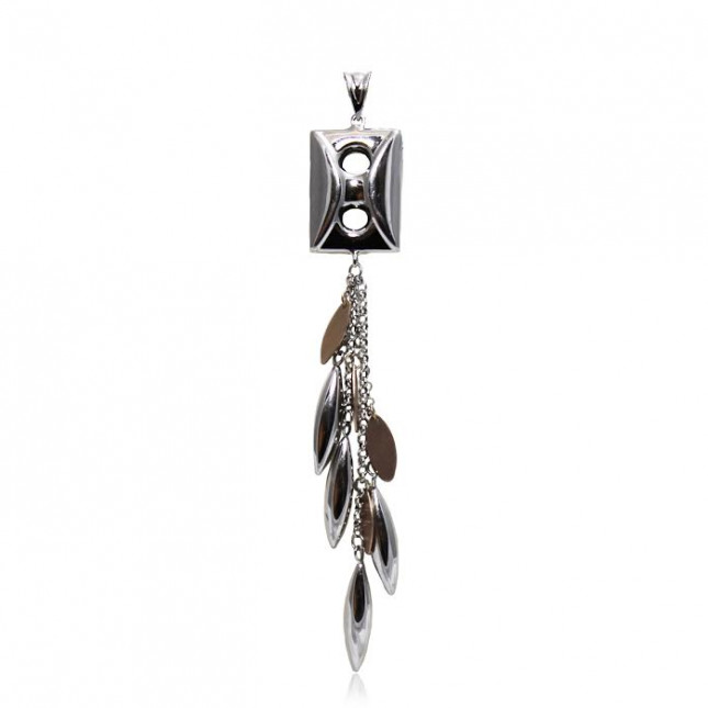 White Gold Low Drop Pendant