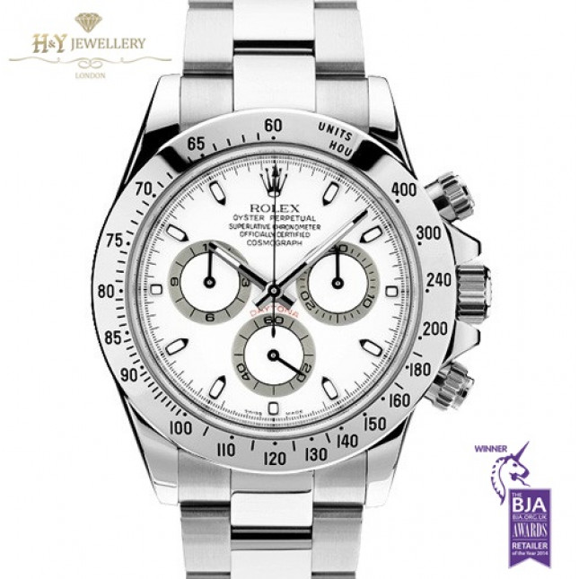 Daytona steel sales white dial