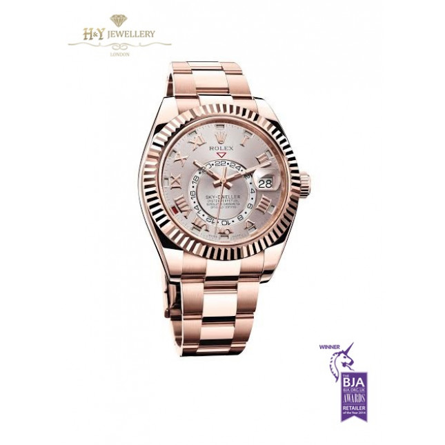 rolex sky dweller rose gold price