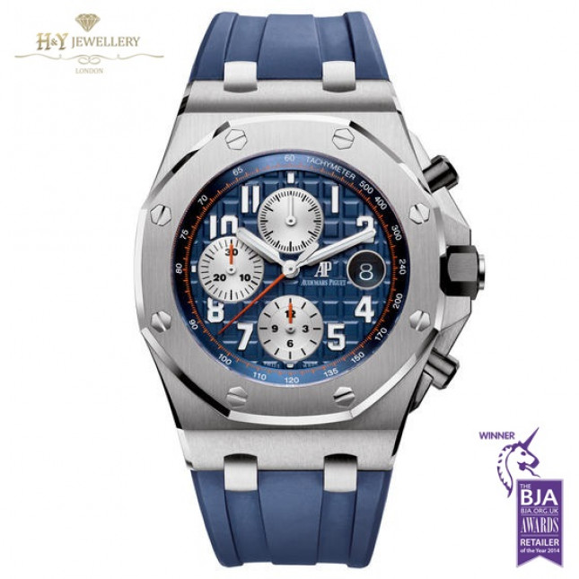 Royal oak offshore chronograph blue on sale