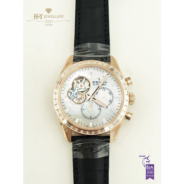 Zenith El Primero Limited Edition of 100 pieces Rose Gold - ref 22.2082.4061