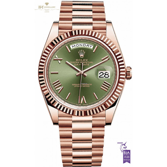 Day date anniversary rose gold cheap