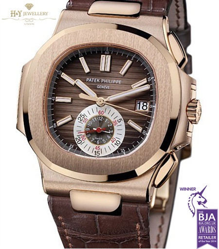 Patek Philippe Nautilus Chronograph Rose Gold ref 5980R 001