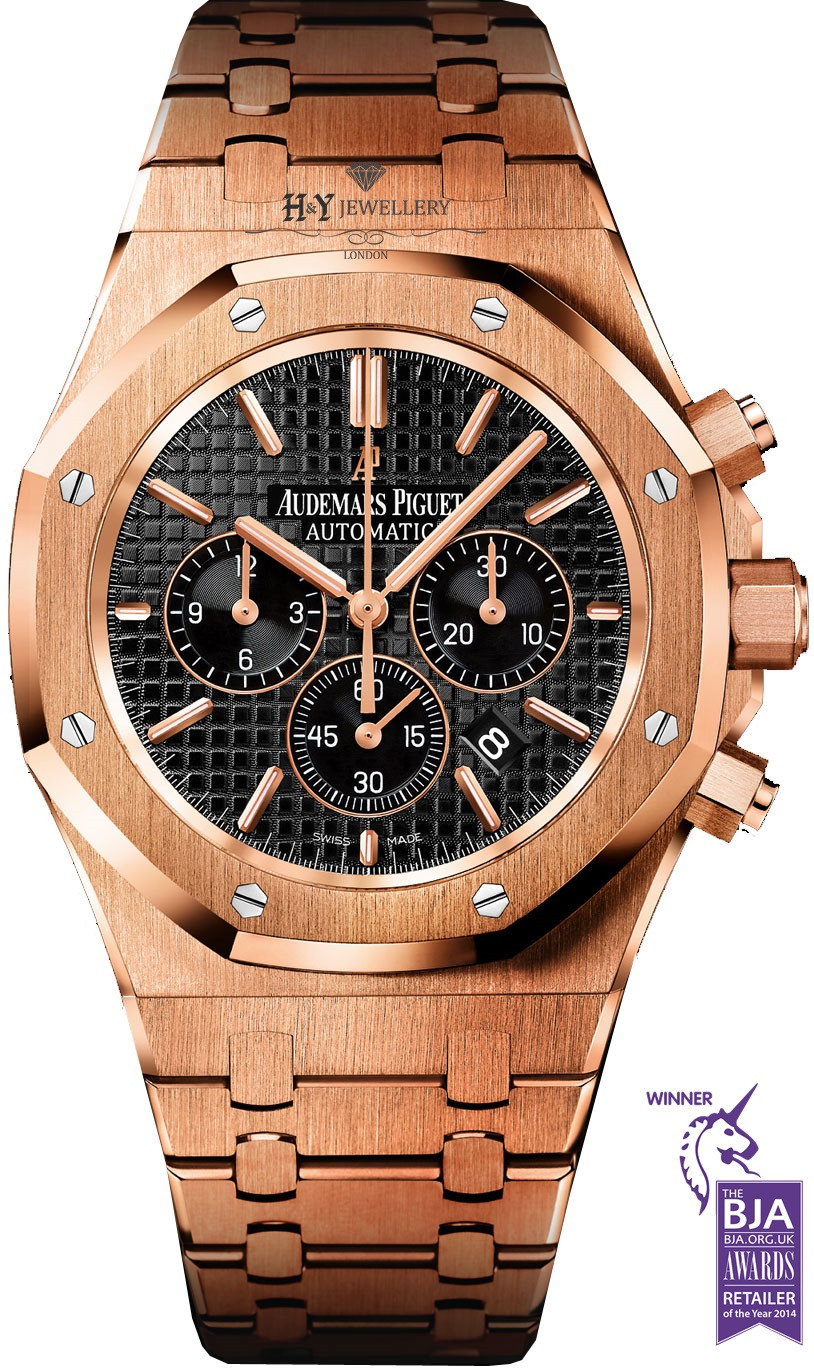 Rose gold audemars deals piguet royal oak chronograph