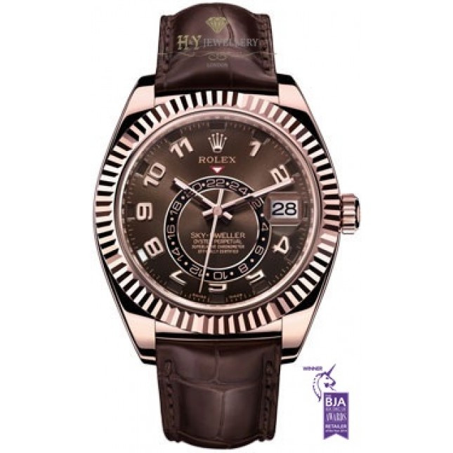 Sky dweller rose gold clearance