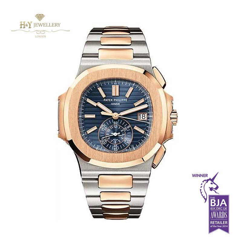 Patek Philippe Nautilus Chronograph Rose Gold And Steel ref