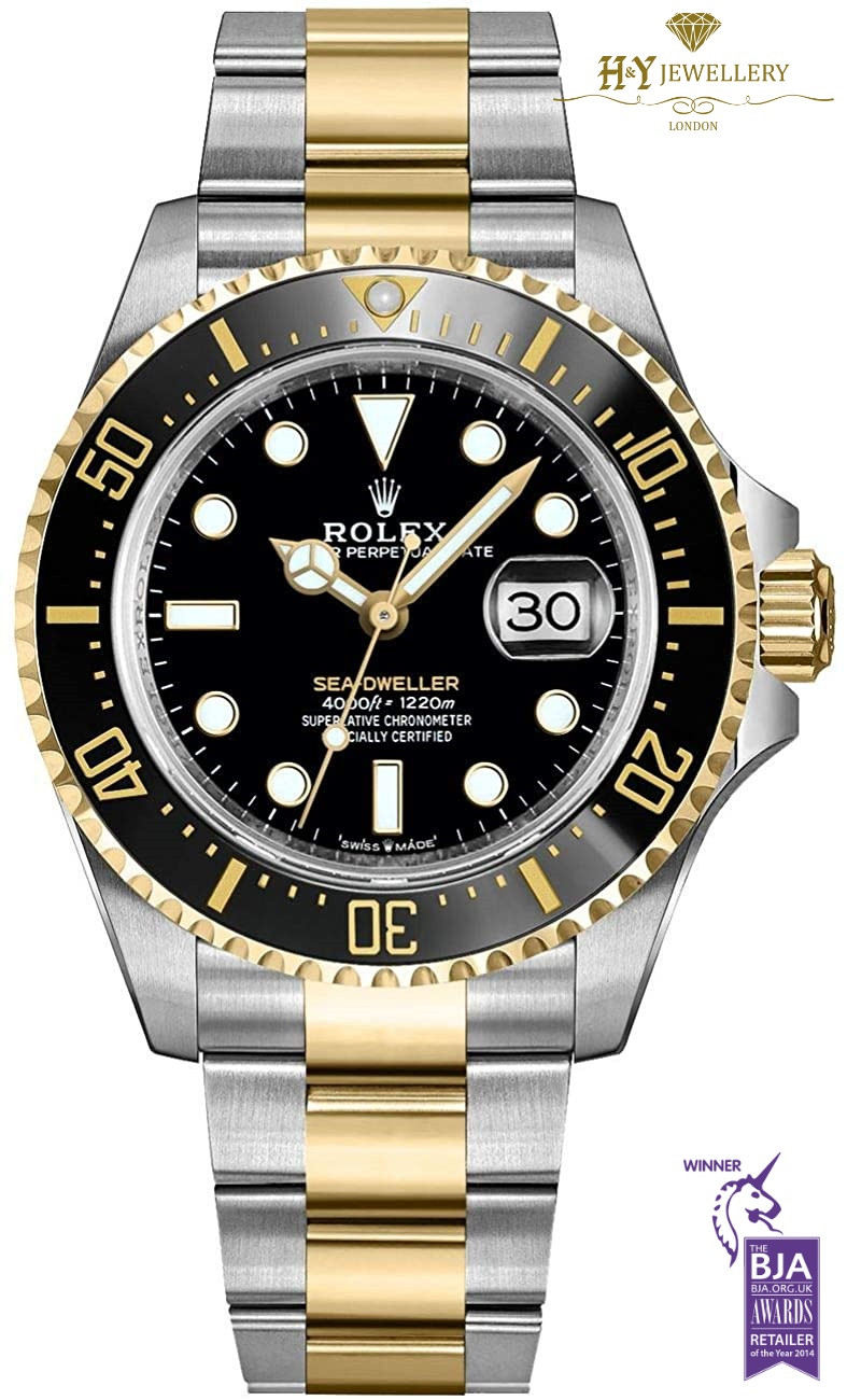 Steel and gold sea dweller cheap