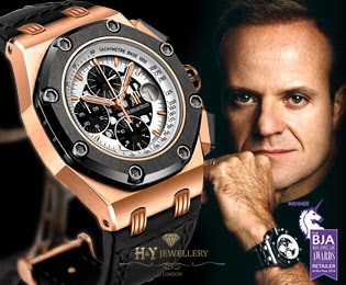 Ap rubens barrichello rose gold store