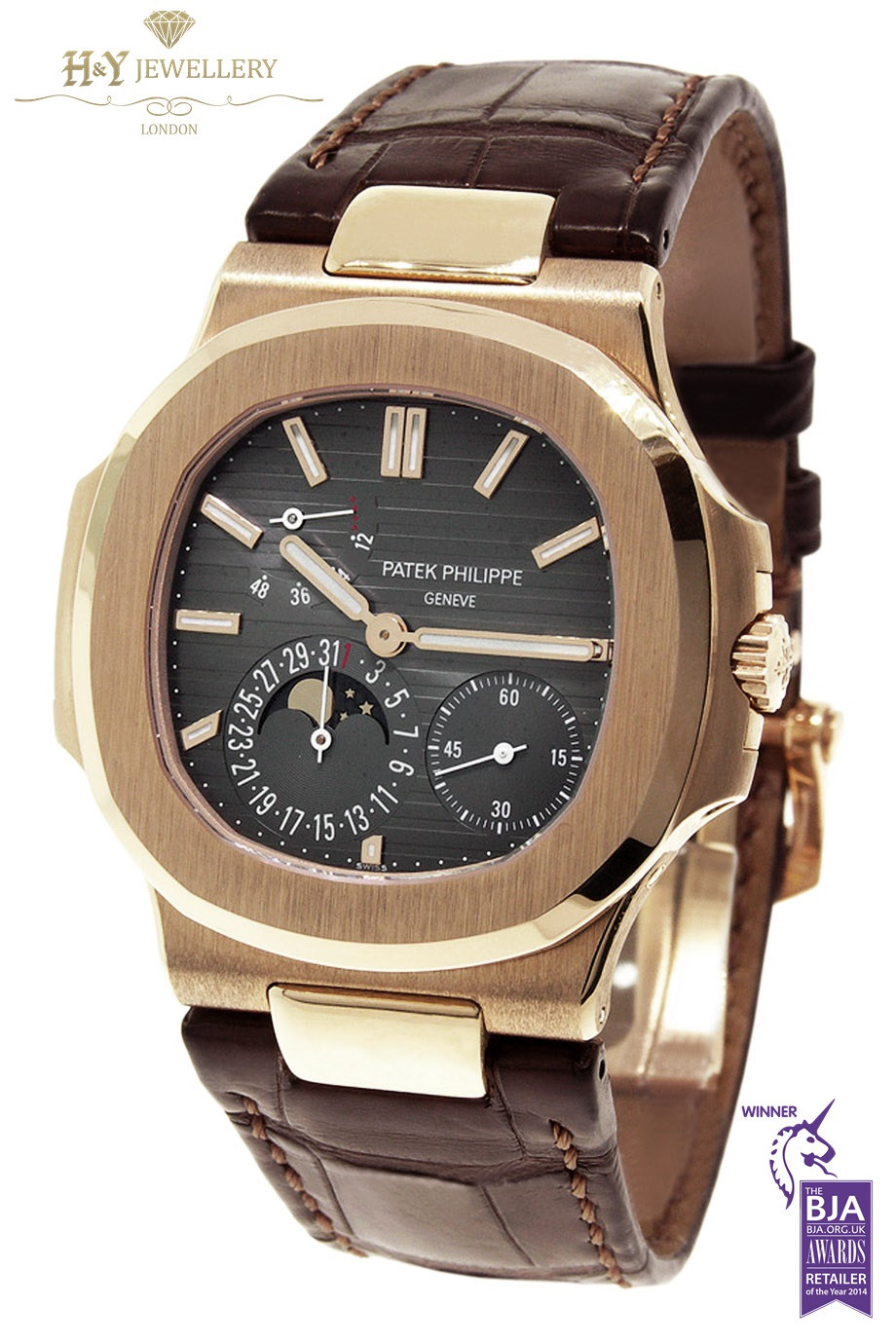 Patek Philippe Nautilus Rose Gold Ref 5712r 001