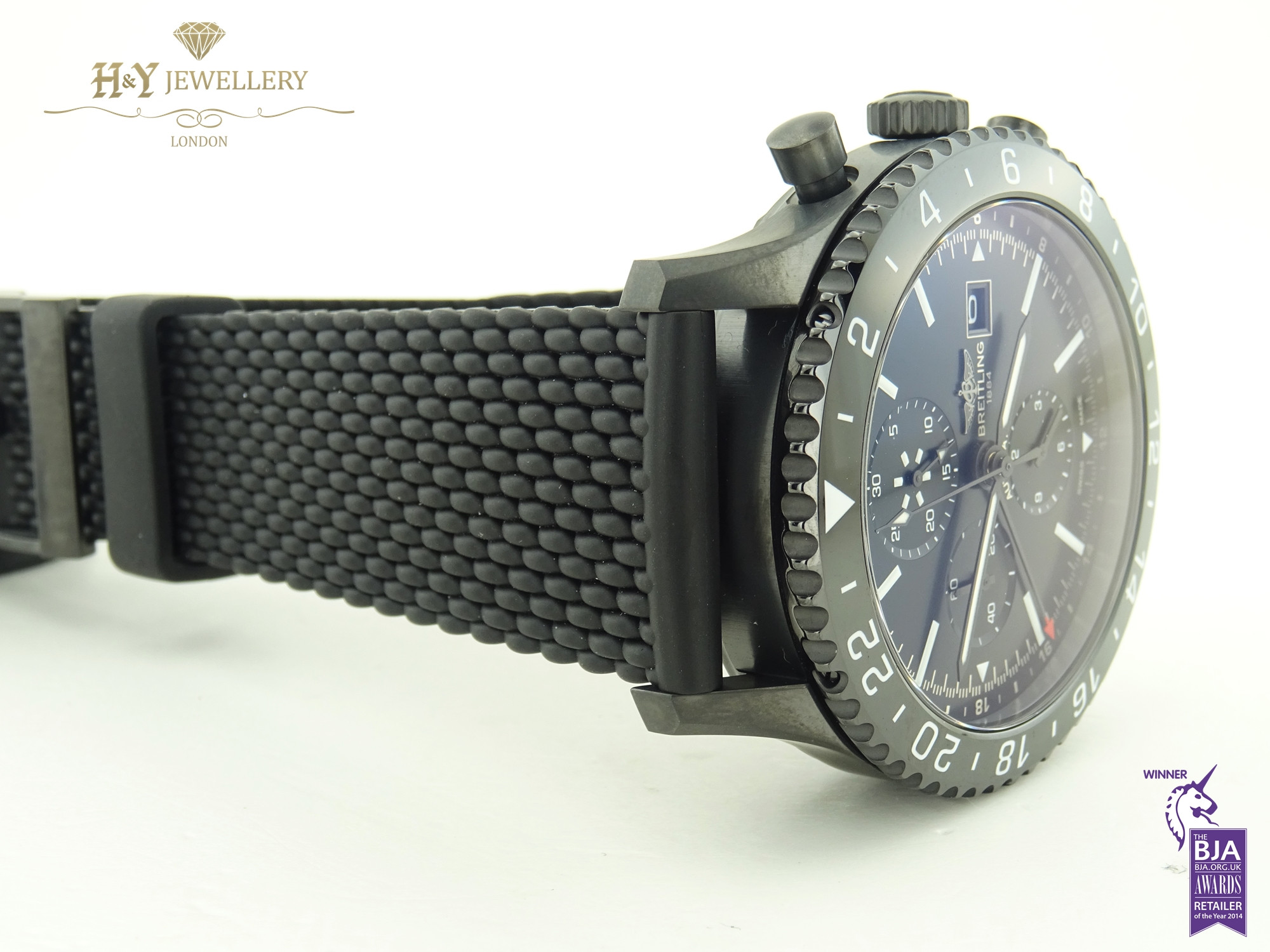 Breitling chronoliner blacksteel discount