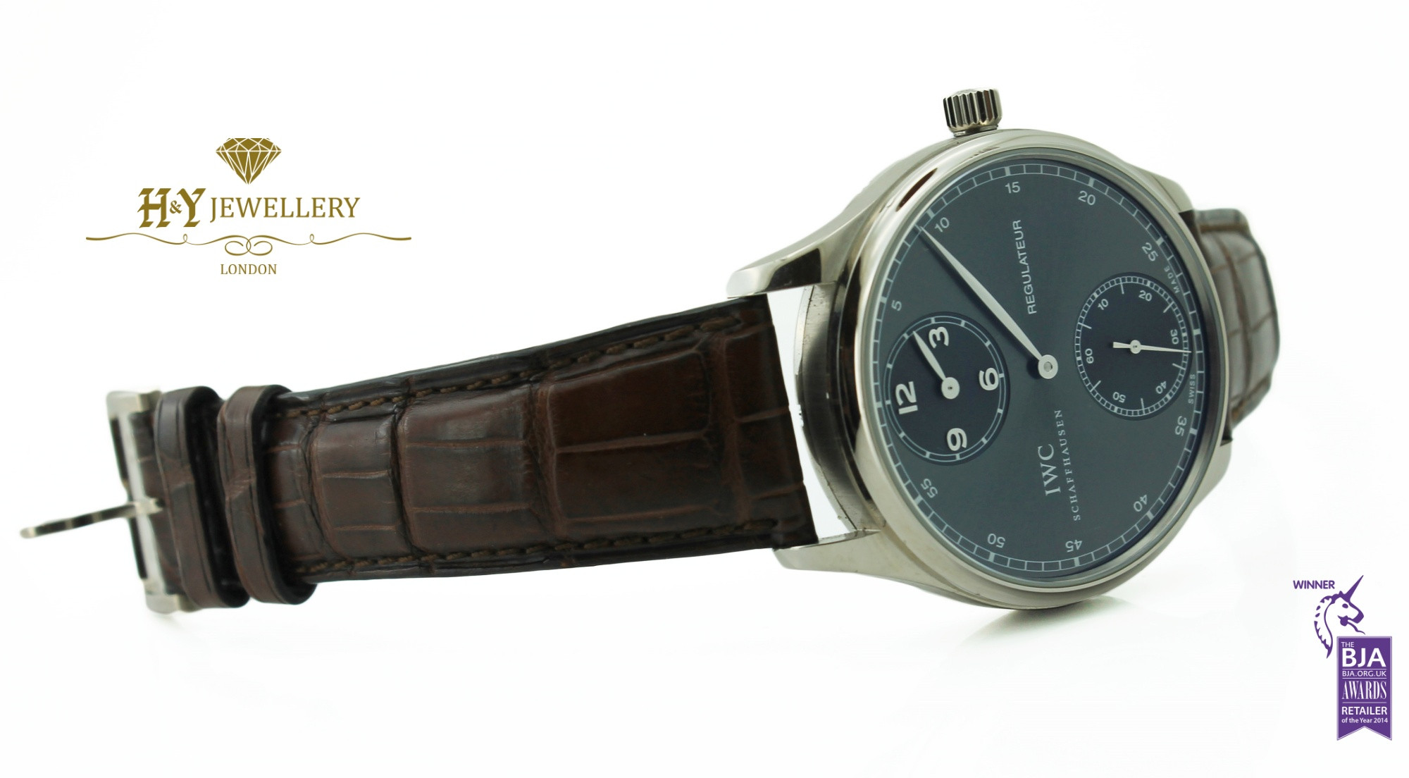 IWC Portuguese Regulator White Gold ref IW544404