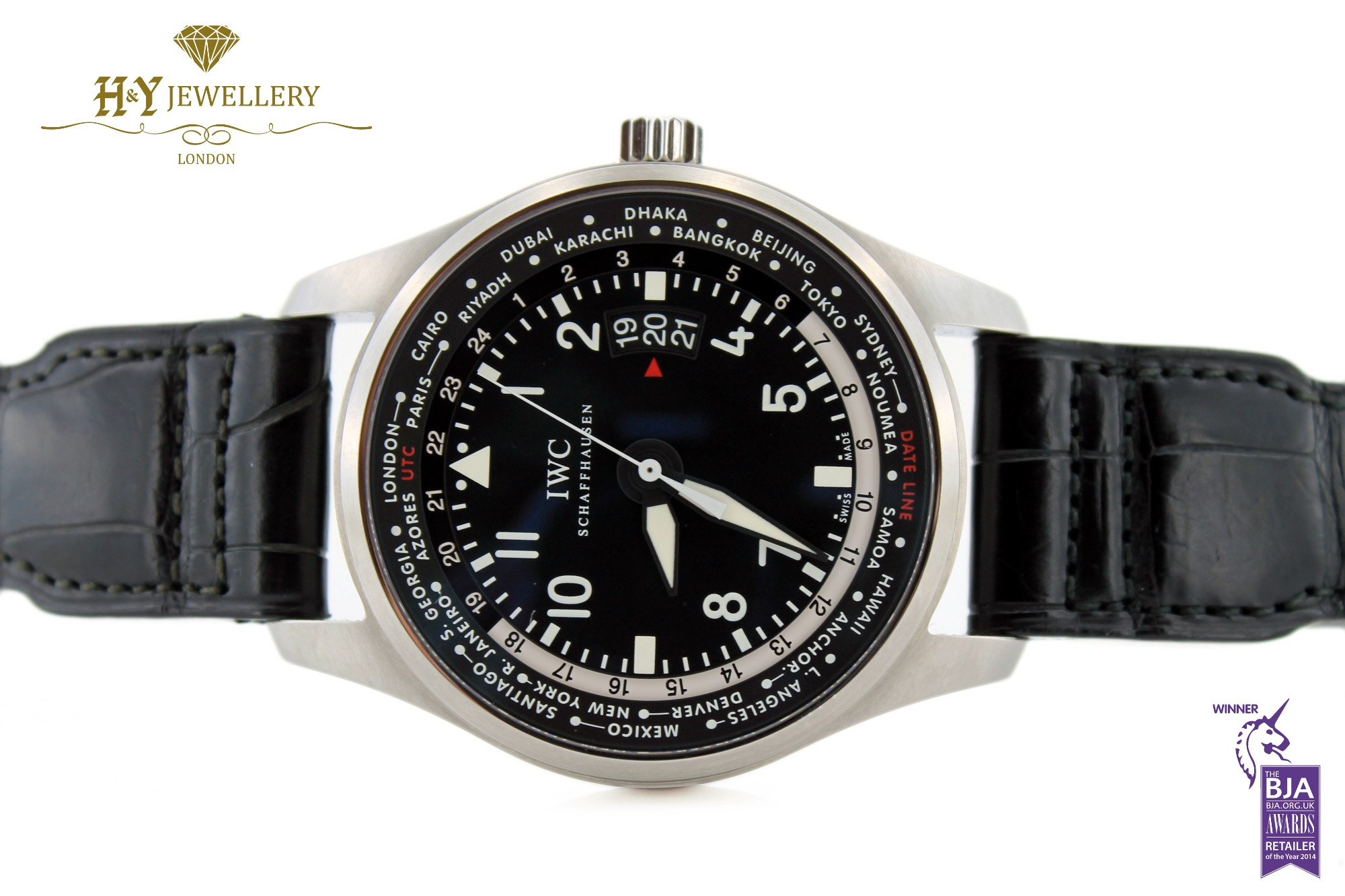 IWC Pilot Worldtimer Steel ref IW326201