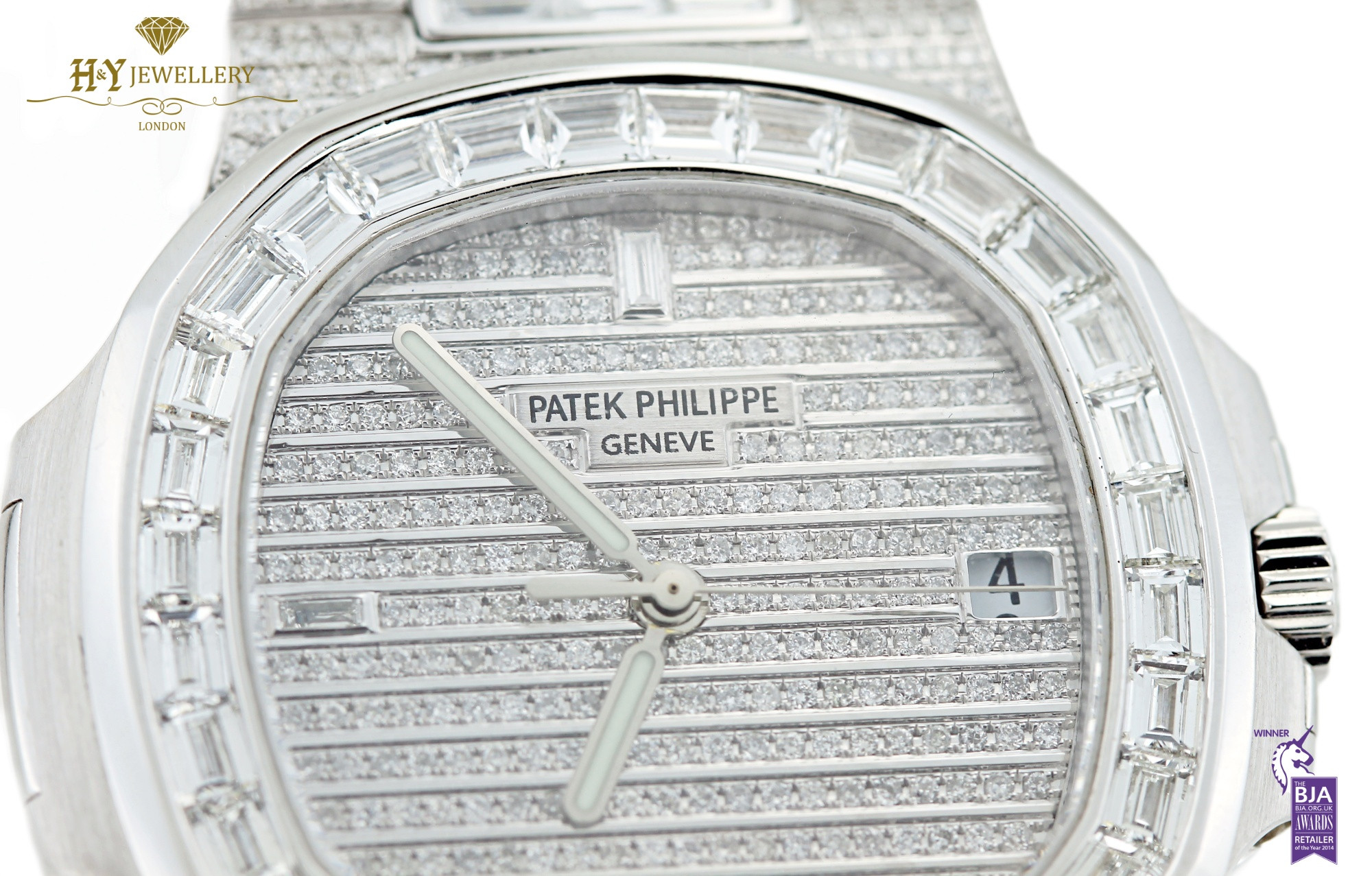 Patek Philippe Nautilus White Gold Design Set With Diamonds Ref 5719 10g 001 Patek Philippe Nautilus White Gold Design Set With Diamonds Ref 5719 10g 001