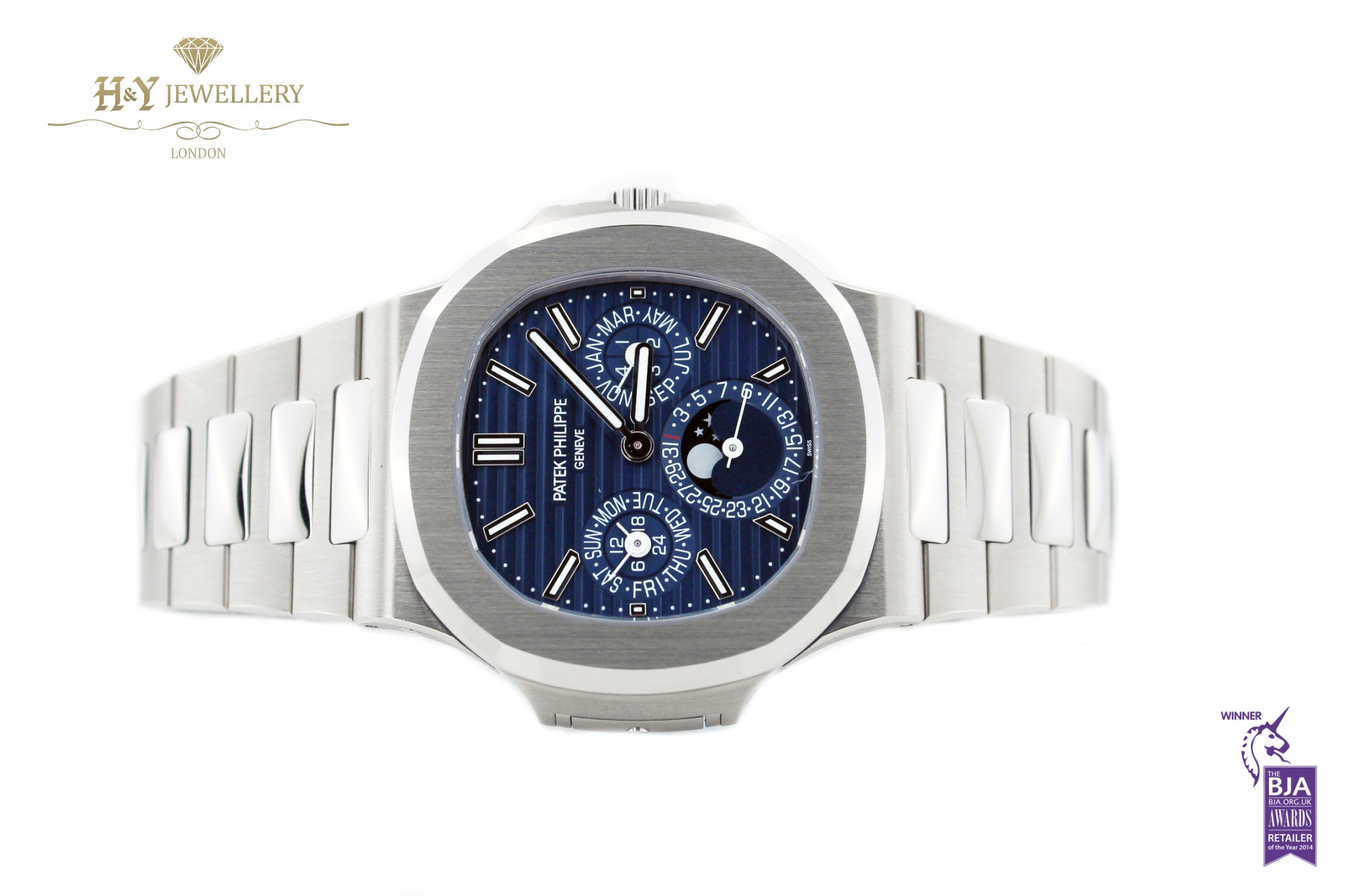 Patek Philippe Nautilus Perpetual Calendar White Gold ref 5740/1G001