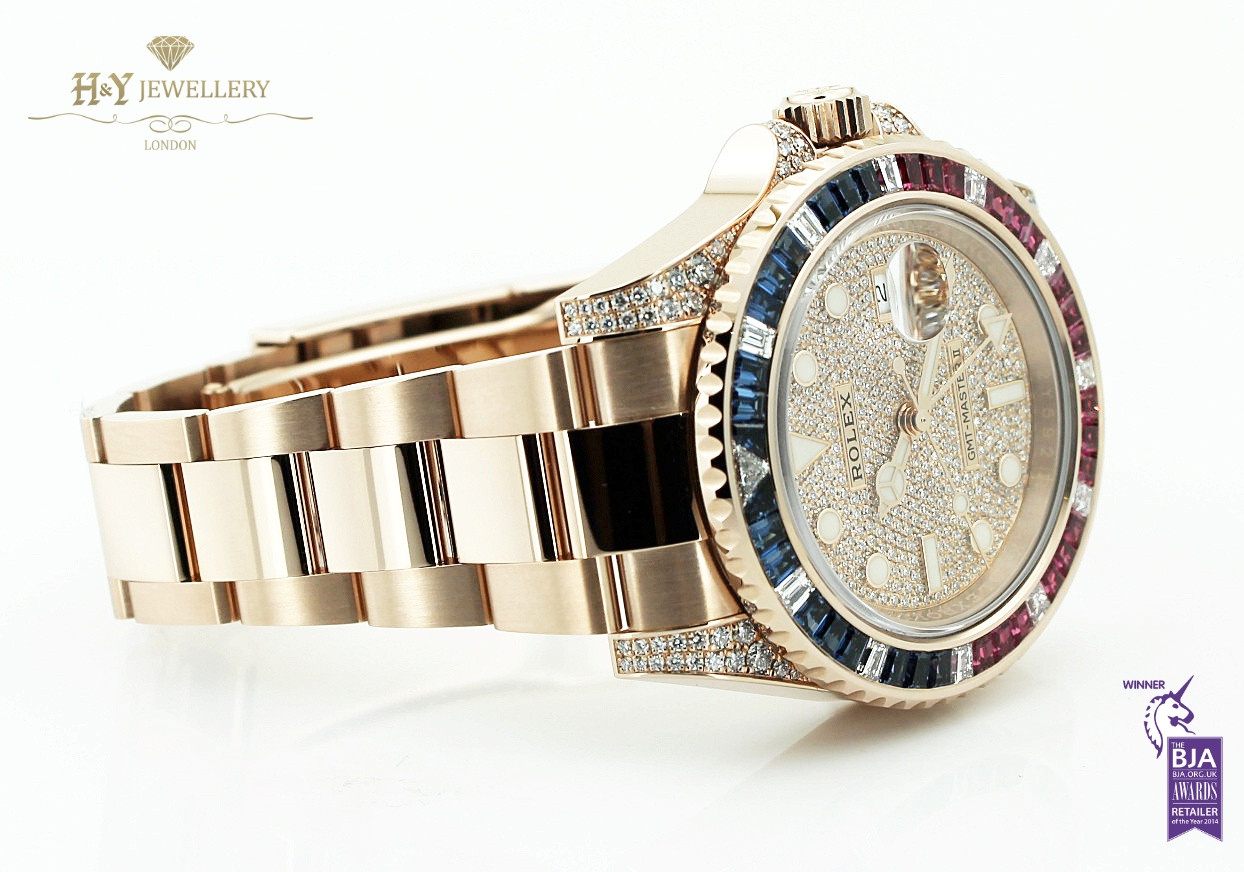 rose gold gmt master
