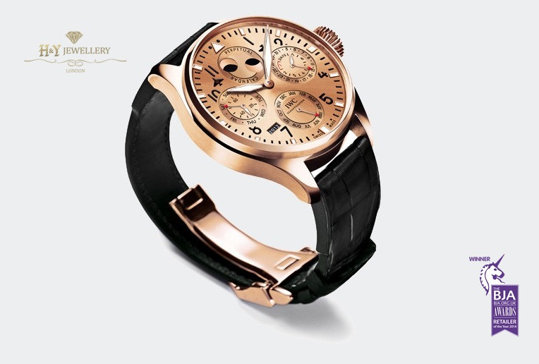 Iwc big shop pilot rose gold