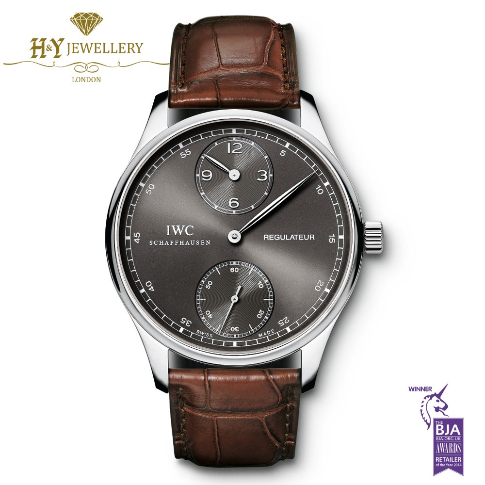 IWC Portuguese Regulator White Gold ref IW544404