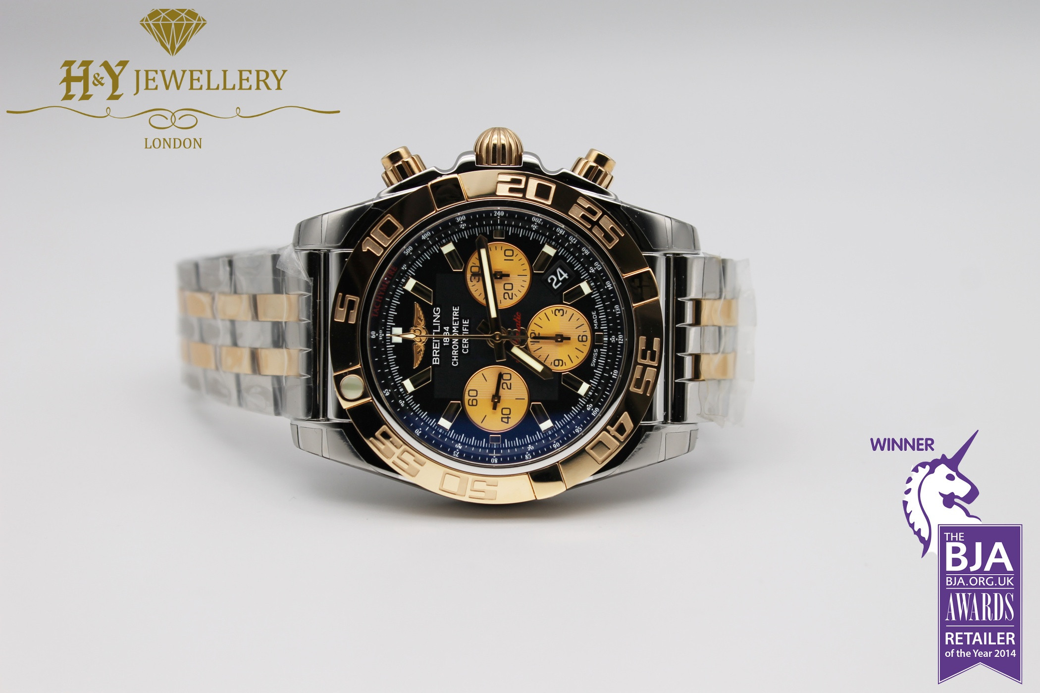 Breitling chronomat 2 tone 2025