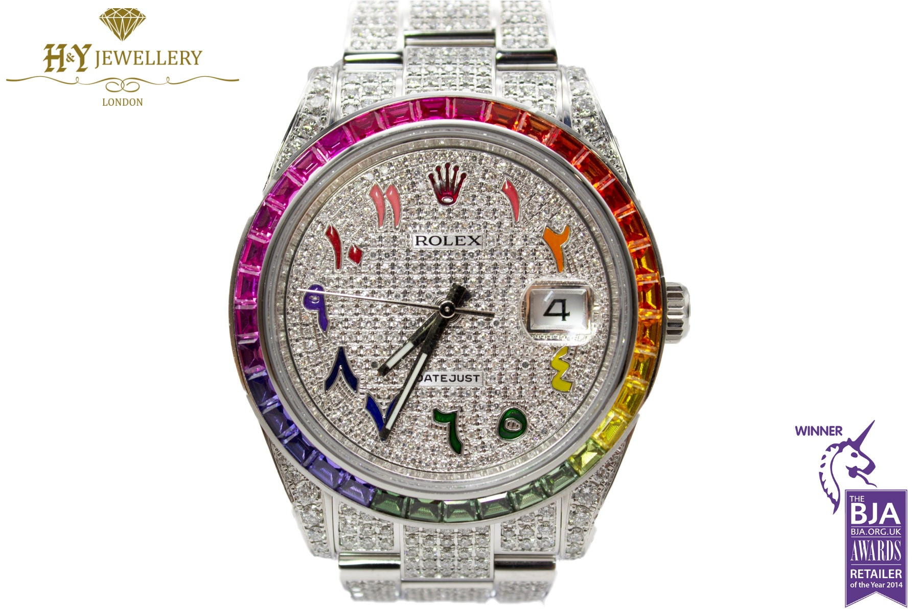 Rainbow rolex best sale datejust