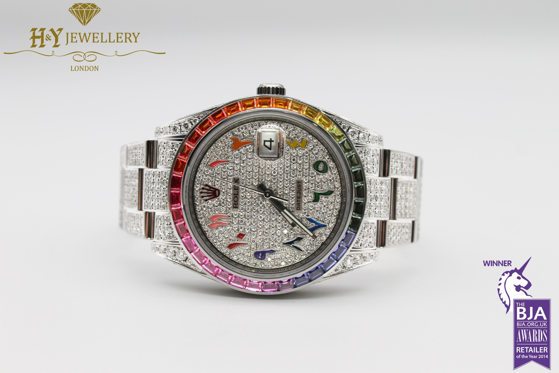 Aftermarket diamond rolex clearance
