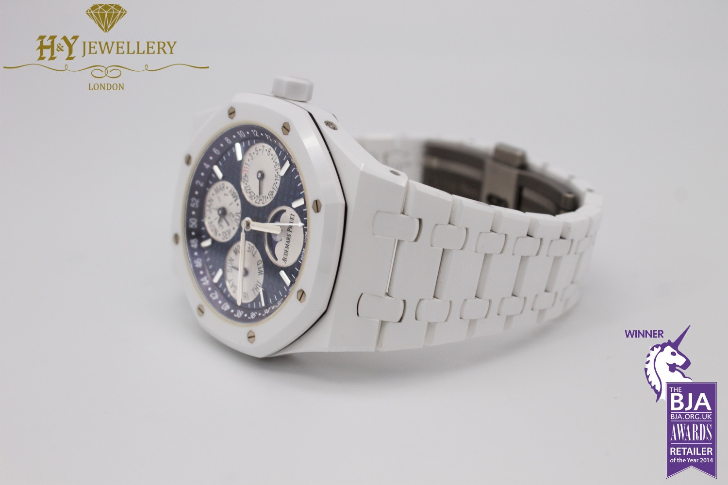 Audemars Piguet Royal Oak Perpetual Calendar White Ceramic ref