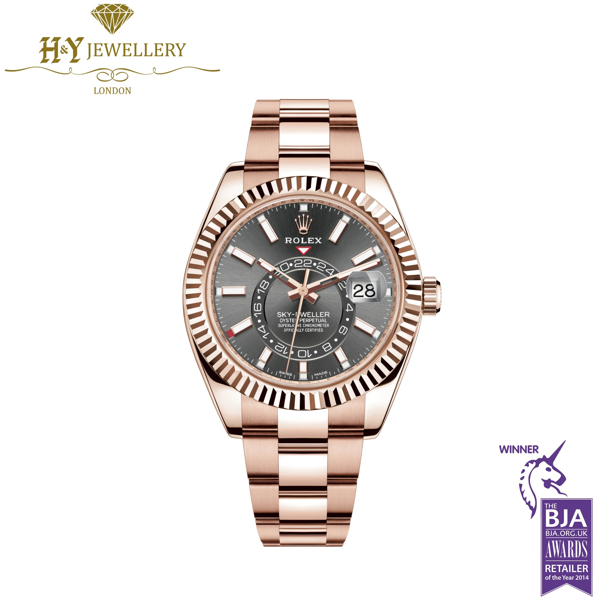 Rhodium sky dweller hotsell