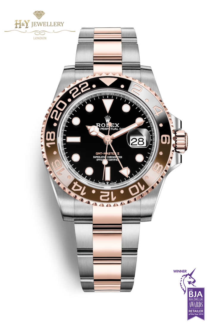 Steel and rose gold rolex store