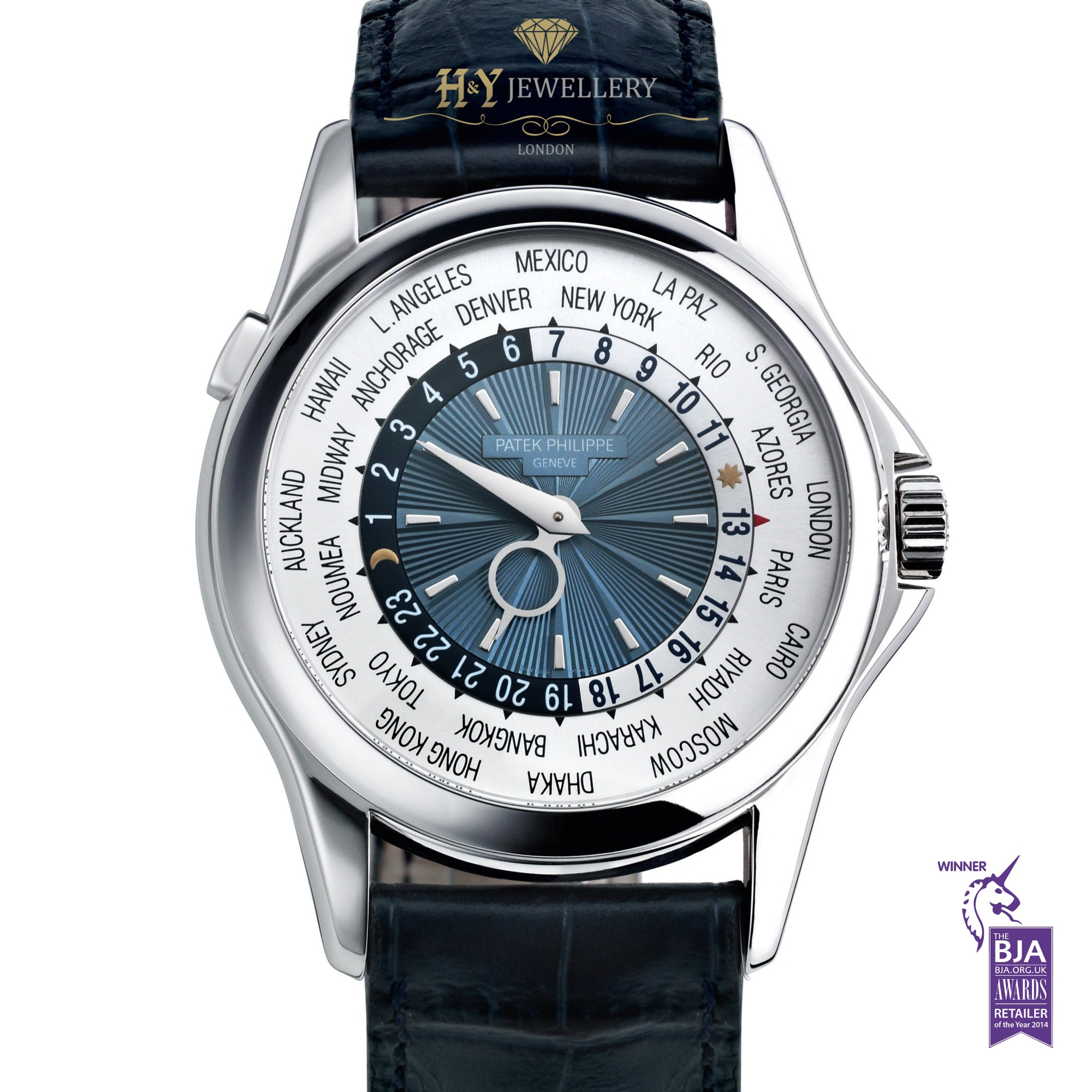 Patek world time best sale platinum