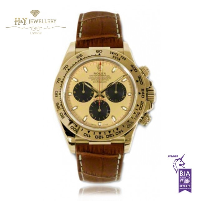 Daytona gold leather strap sales