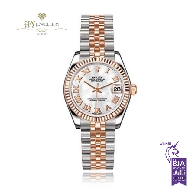 Rolex Date Just Rose Gold And Steel ref 178271
