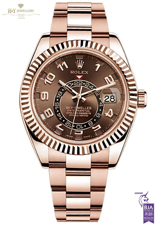 sky dweller rose gold