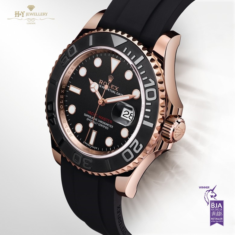 Rolex Yacht Master 37mm Rose Gold ref 268655