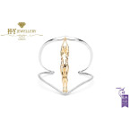 Love Is Blind Bracelet By Lorenzo Quinn - Yellow & White Gold 