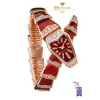Bvlgari '' Head Over Tail '' Serpenti Jewelry Watch Rose Gold - ref 102345
