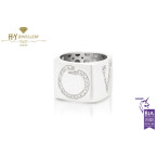 Two Worlds Ring By Lorenzo Quinn - White Gold