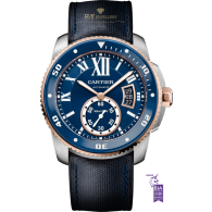 Calibre De Cartier Diver Steel and Rose gold - ref W2CA0008