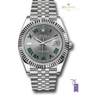 Rolex Date Just 41 Steel and White Gold - ref 126334
