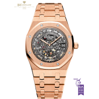 Audemars Piguet Royal Oak Skeleton Face Extra Thin Rose Gold - ref 15204OR.OO.1240OR.01