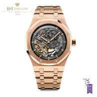 Audemars Piguet Royal Oak Double Balance Wheel Openwork Rose gold - ref 15407OR.OO.1220OR.01