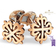Patek Philippe Calatrava Cross Cufflinks Rose Gold - ref 205.9083R5