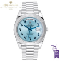 Rolex Day Date 40 Platinum Arabic Numerals - 228206