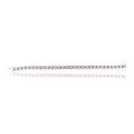 Illusion Set White Diamond Bracelet 