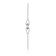 White Gold Bracelet With Brilliant Cut Diamonds