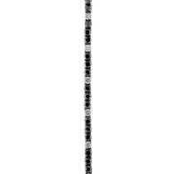 Onyx and White Diamond Tennis Bracelet 