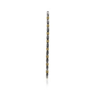 Contrasting Yellow and White Gold Diamond Bracelet