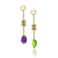 Classic Bvlgari Semi Precious Cabochon Earrings 